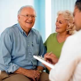 Doctor with a patient at a health centre 